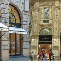 Презентація колекції від Prada та Versace
