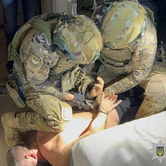 Задержание мужчины винницкой полициями