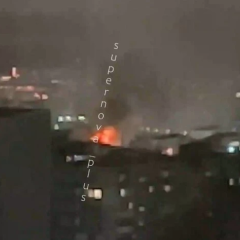 Пожар на заводе в Саратове