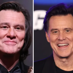 Jim Carrey at ceremony in Paris