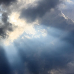 Облака на синем небе, погода