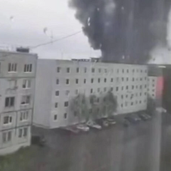 Вибух у Північноморську на обслуговуючому пункті