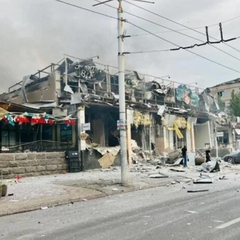 Ракета над кафе, де загинула Амеліна