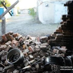 Наслідки обстрілу у Запоріжжі