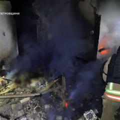 Russian attack on Dnipropetrovsk: damaged buildings