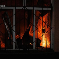 Fire on the railway infrastructure in Vinnytsia