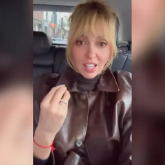 Оля Полякова на границе с Польшей