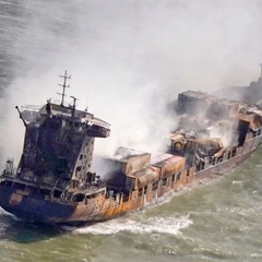 Зіткнення кораблів у Північному морі