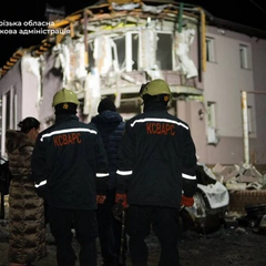 Фото с поврежденными улицами Запорожья