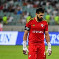 Вратарь сборной Азербайджана перед игрой с Украиной