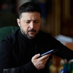 Zelensky and Trump at the meeting
