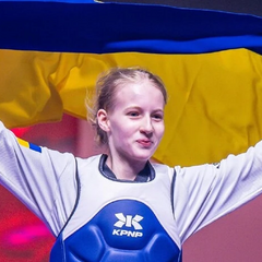 Украинские спортсмены на пьедестале наград