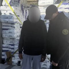 Іноземець у вантажівці з підгузками