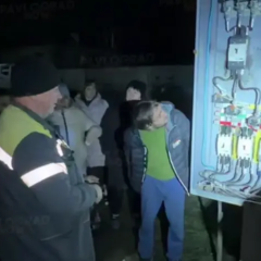 Power outage at the transformer in Pavlohrad