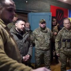 Zelensky meeting with brigades in Donetsk region