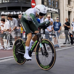 Spanish cyclist airlifted to hospital after collision with car