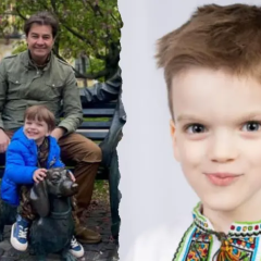 Син Євгена Нищука на сцені Театру Франка