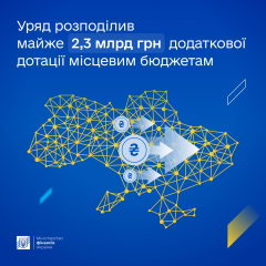 Помощь громадам от правительства