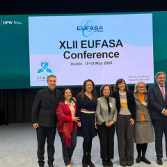 Wife of the head of the Ukrainian MFA at the EUFASA conference