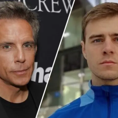 Ben Stiller supports Geraskevich in the photo
