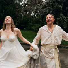 Klopotenko and Voskresenska wedding in the rain