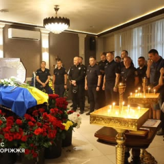 Farewell to the rescuer killed in Zaporizhia
