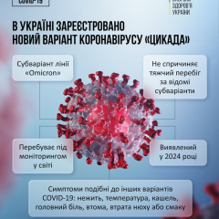 Хворий на COVID-варіант Цикада