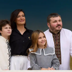 Ukrainian Ambassador in Azerbaijan and his wife