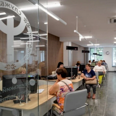 Студенти на занятті перекваліфікації