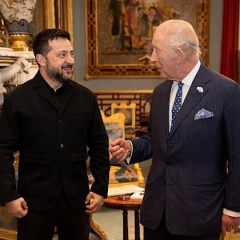 King Charles III Meets Ukrainian President Zelensky in London as UK Boosts Support for Ukraine