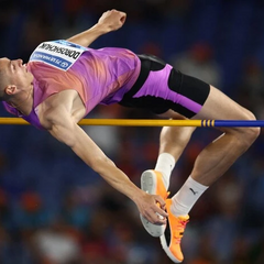 Дорощук на стадионе во время соревнований