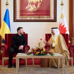 Zelensky met with the King of Bahrain