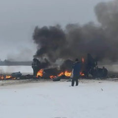 Военный вертолет разбился в Ленинградской области