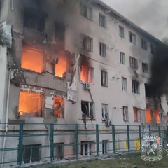 РФ атакувала п'ятиповерхівку у Харкові