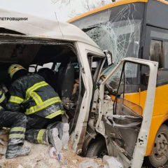 ДТП з шкільним автобусом на Дніпропетровщині