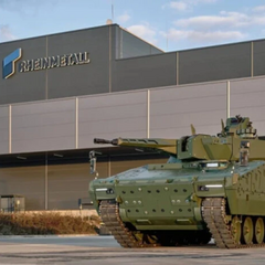 Первая боевая машина пехоты Lynx, переданная Украине компанией Rheinmetall