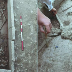Некрополь в Аспендосі з гробницею борця