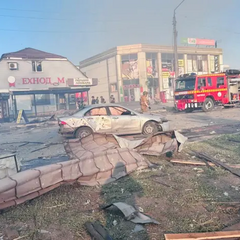 Фото збомбленого міста Добропілля