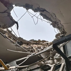 Херсонська ТЕЦ після обстрілу з РФ