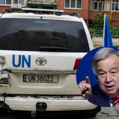Обстріл власного автомобіля дронами