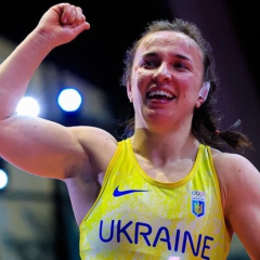 Oksana Livach at the World Championship