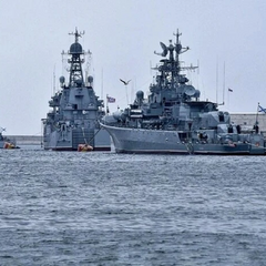 Зображення дронів, які вигнали Чорноморський флот