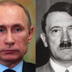 Зображення: мем з Путіним та Гітлером