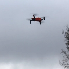 Drone attacks a boat with fishermen