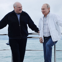 Лукашенко та Путін на зустрічі