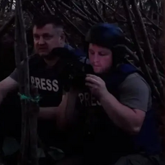 Знімальна група ТСН під ворожою атакою