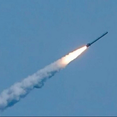 Ракета попала в промышленный объект