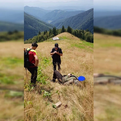 Українець знайдений у горах без води