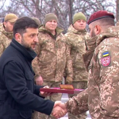 Президент на урочистостях Дня ЗСУ