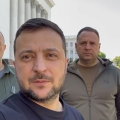 Президент Зеленский и соратник Ермак